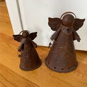 Punched tin Angel decor